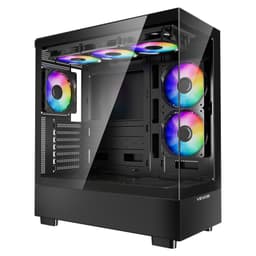 Počítačová skříň ATX pro hraní Mid-Tower se 6 PWM ARGB ventilátory 120 mm - miniatura 12