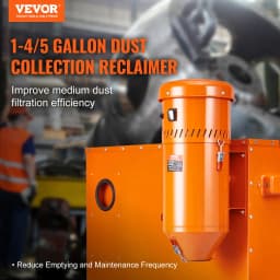 Systém odsávání prachu: odsavač s recyklací brusiva 1450 W a objemem 6,8 l – univerzální, vhodný pro kabinové pískovačky a pískovačky - miniatura 6