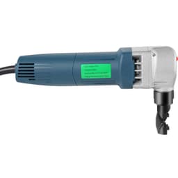 Elektrická řezačka na plech 380 W, 1800 ot./min, 220 V, s vyměnitelnými břity, kufřík pro uskladnění, řezačka plechu pro řezání nerezové oceli, hliníku, plastu - miniatura 4