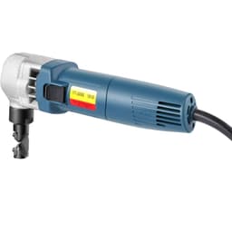 Elektrická řezačka na plech 380 W, 1800 ot./min, 220 V, s vyměnitelnými břity, kufřík pro uskladnění, řezačka plechu pro řezání nerezové oceli, hliníku, plastu - miniatura 5