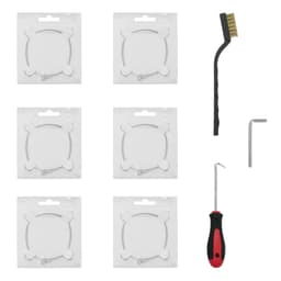 Stolní stroj na řezání polystyrenu, tloušťka řezu 42 cm, max. délka řezu 112 cm, řezačka pěny s horkým drátem, úhel řezu 0–90°, řezačka polystyrenu se šesti topnými dráty pro řezání pěny, perlová bavlna - miniatura 12