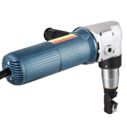 Elektrická řezačka na plech 625 W, 1000 ot./min, 220 V, s vyměnitelnými břity, kufřík pro uskladnění, řezačka plechu pro řezání nerezové oceli, hliníku, plastu - miniatura 4