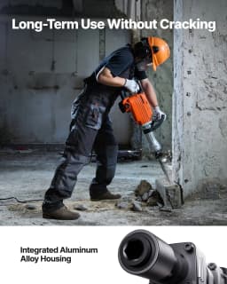Demoliční kladivo na beton, elektrické kladivo 2200 W, 6 sekáčů - miniatura 8