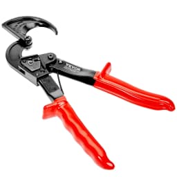 Kleště na kabely s ráčnou, 25,4 cm, kleště na kabely a vodiče s ráčnou, řeže do 240 mm², s pohodlnými rukojetěmi, páka rychlého uvolnění, čepel z křemíko-manganové pružinové oceli - miniatura 3
