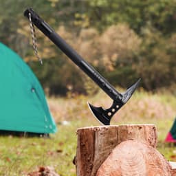 Survivalová lopata, survivalová sekera, 28 v 1, skládací kempingová lopata s sekyrkou - miniatura 1