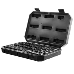 Sada rázových hlavic 48 ks, šestihranné, bit 1/4" s ráčnou, v kufříku - miniatura 3