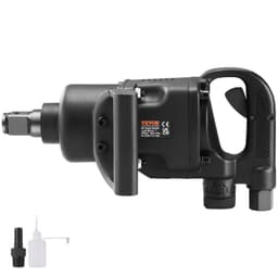 Rázový pneumatický klíč 2,5 cm, točivý moment až 3690,5 N·m, lehký pneumatický rázový pistole 2,5 cm se 2 rukojeťmi pro těžké opravy a údržbu - miniatura 2