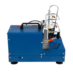 Vysokotlaký kompresor 4500 PSI/30 MPa/300 BAR, vysokotlaký vzduchový kompresor s automatickým zastavením 1800 W, 220 V, vhodný pro vzduchovky na paintball, PCP pušky, vzduchové pistole, potápěčské lahve - miniatura 3