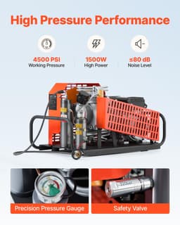 PCP kompresor 4500PSI/30MPa, čtyřválcový ponorný vzduchový kompresor - miniatura 9