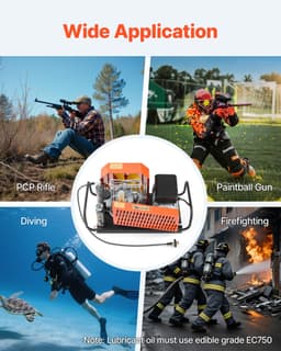PCP kompresor 4500PSI/30MPa, čtyřválcový ponorný vzduchový kompresor - miniatura 10