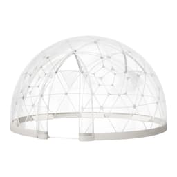 Zahradní stan 12 x 7,2 stop, pro 4–7 osob, průhledný, geodetický dóm - miniatura 3
