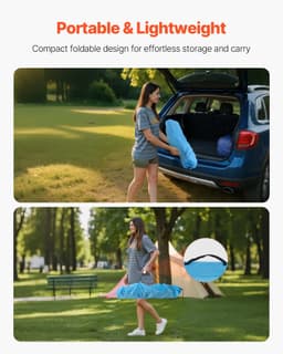 Skládací přenosný campingový stůl Oxford Outdoor čtvercový stůl se 4 držáky na nápoje - miniatura 9