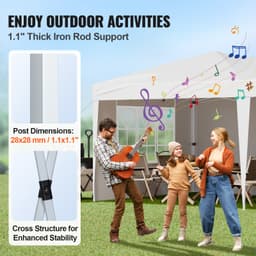 Pop-up stan 10 x 20 stop se 3 bočními stěnami a 2 okny - miniatura 8