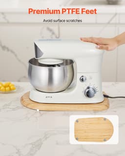 Posuvník mixéru oválný 14,5 x 9,4 palce pro stojanový mixér s výklopnou hlavou o objemu 4,5–5 qt - miniatura 9