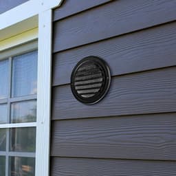 97 mm kulatý kryt stěnového ventilačního otvoru z nerezové oceli, 2 ks, černý - miniatura 1