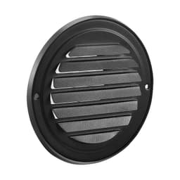 97 mm kulatý kryt stěnového ventilačního otvoru z nerezové oceli, 2 ks, černý - miniatura 12