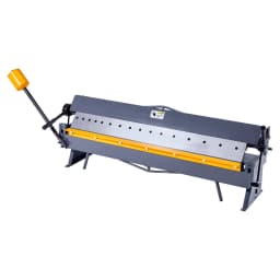 Ohýbačka hran, šířka ohybu 1270 mm, rozsah ohybu měkké oceli 16 Ga, nastavení 0–135°, ohýbačka kovu s 16 prsty, odolná hliníková ohýbačka pro přesné ohýbání - miniatura 2
