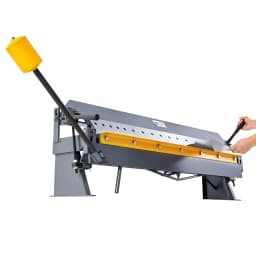 Ohýbačka hran, šířka ohybu 1270 mm, rozsah ohybu měkké oceli 16 Ga, nastavení 0–135°, ohýbačka kovu s 16 prsty, odolná hliníková ohýbačka pro přesné ohýbání - miniatura 3