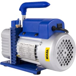 Lopatkové vakuové čerpadlo 3 CFM 1/4 HP pro chladivo, vakuové čerpadlo pro klimatizaci, Velká Británie, R134a, 1720 ot./min, jednostupňové - miniatura 5