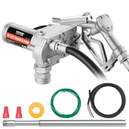 12 V čerpadlo pro přečerpávání paliva, 15 GPM, 1/5 HP, čerpadlo na naftu s automatickou palivovou tryskou - miniatura 2