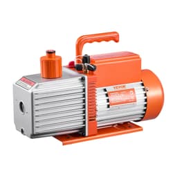 Vakuové čerpadlo 9 CFM 750 W/1 HP HVAC, dvoustupňové rotační lamelové vakuové čerpadlo, kompatibilní s chladivy R134a, R22, R410a, systémy pro odplynění pryskyřic pro údržbu automobilních klimatizací, olej v sadě - miniatura 5