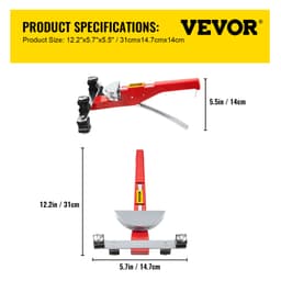 Ohýbačka měděných trubek HVAC/chlazení, ohýbačka s ráčnou 1/4" až 7/8" - miniatura 11