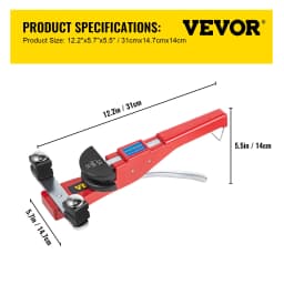 Sada ruční ohýbačky trubek 7 hlavic 1/4" až 7/8" Multifunkční ohýbačka trubek s ráčnou - miniatura 11