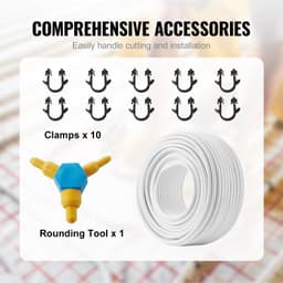 PEX-AL-PEX trubka, 100 m, průměr 16 mm, hliníko-plastová kompozitní trubka, kyslíková bariéra, PEX trubka pro podlahové vytápění, tloušťka 2 mm, PEX trubka pro podlahové vytápění, vnitřní hliníková vrstva - miniatura 9