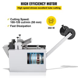 FlowerW YS-100 řezačka smrštitelných trubek, automatická řezačka PVC trubek, šířka 100 mm, automatická řezačka kabelových trubek, řezačka PVC trubek pro smrštitelné PVC trubky - miniatura 9