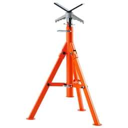 Stojan na trubky, 1133,9 kg, odolný stojan na trubky, nastavitelný stojan na trubky s V-hlavou výšky 69,1–132,1 cm, 45#, ocelový skládací stojan na trubky pro průměr 1,3–30,5 cm - miniatura 4