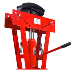 Hydraulická ohýbačka trubek, ruční ohýbačka výfukových trubek z mědi s tlakem 16 tun, s 8 matricemi (1/2"–3") a nastavitelnými válci 90–180°, odolná ohýbačka trubek, trubek a zábradlí - miniatura 5