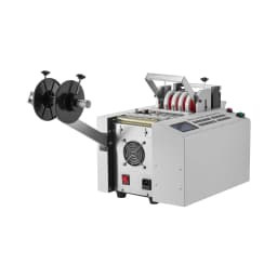 Automatická řezačka smršťovacích trubek, řezačka kabelových trubic s šířkou řezu 1–85 mm a délkou 0,1–99999,9 mm, automatická řezačka smršťovacích trubek, sklolaminátových trubek, kabelů a voskových žlutých trubek - miniatura 4