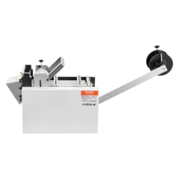 Automatická řezačka smršťovacích trubek, řezačka kabelových trubic s šířkou řezu 1–85 mm a délkou 0,1–99999,9 mm, automatická řezačka smršťovacích trubek, sklolaminátových trubek, kabelů a voskových žlutých trubek - miniatura 5