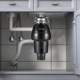 Drcič odpadu 3/4 HP, trvalý drtič potravinového odpadu 3600 ot./min, 3-šroubový - miniatura 1