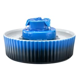 Keramická fontána pro kočky, Cupcake Pet 2,1 l, porcelánový dávkovač vody pro kočky s ultra tichým čerpadlem, 360° napájecí oblast a vícestupňový filtrační systém, pro kočky a psy (modrá) - miniatura 5