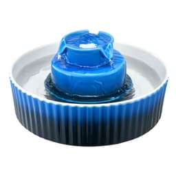 Keramická fontána pro kočky, Cupcake Pet 2,1 l, porcelánový dávkovač vody pro kočky s ultra tichým čerpadlem, 360° napájecí oblast a vícestupňový filtrační systém, pro kočky a psy (modrá) - miniatura 4