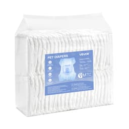 Jednorázové plenky pro psy, superabsorpční plenky pro feny, 360° těsné, s indikátorem vlhkosti, na říji, výcvik, inkontinence – velikost M, 96 ks (2 balení po 48 ks) - miniatura 3