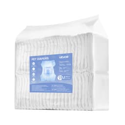 Jednorázové plenky pro psy, superabsorpční plenky pro feny, 360° těsné, s indikátorem vlhkosti, na říji, výcvik, inkontinence – velikost M, 96 ks (2 balení po 48 ks) - miniatura 5