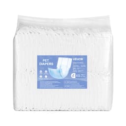 Jednorázové pleny pro psy, superabsorpční pásy pro psy, těsné 360° břišní pásky s indikátorem vlhkosti pro fenky v říji, při výcviku a inkontinenci – velikost XS, 96 ks (2 balení po 48 ks) - miniatura 4