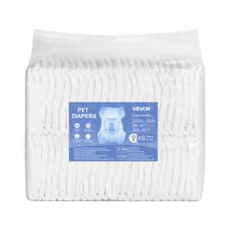 Jednorázové pleny pro feny, superabsorpční pleny pro feny, těsné 360°, s indikátorem vlhkosti, na říji, výcvik, inkontinence – velikost XS, 96 ks (2 balení po 48 ks) - miniatura 4