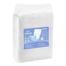 Jednorázové pleny pro psy, superabsorpční pásy pro psy, těsné 360° břišní pásky s indikátorem vlhkosti pro fenky v říji, při výcviku a inkontinenci – velikost S, 144 ks (2 balení po 72 ks) - miniatura 3