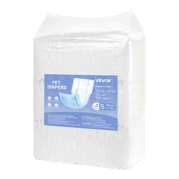 Jednorázové pleny pro psy, superabsorpční pásy pro psy, těsné 360° břišní pásky s indikátorem vlhkosti pro fenky v říji, při výcviku a inkontinenci – velikost S, 144 ks (2 balení po 72 ks) - miniatura 12
