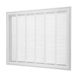 Mřížka filtru zpětného vzduchu, sedí na průduch o rozměru š. 30 x v. 20 palců, filtr není součástí, kryt otvoru zpětného větrání pro montáž na zeď, ocelová mřížka zpětného vzduchu, práškově lakovaná, odnímatelná, s předními dvířky, pro 1" filtry - miniatura 5