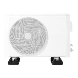 Sada podlahového montážního podstavce pro mini split klimatizační systémy, podstavec pro podlahovou montáž AC/tepelné čerpadlo 9000–36000 BTU, odolné gumové antivibrační podložky, max. zatížení 1000 kg - miniatura 12