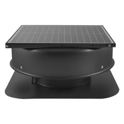 Odsavač na půdu, inteligentní solární střešní ventilátor 42 W s termostatem, dálkovým ovladačem, průtok vzduchu 2800 CFM, vestavěný bezkartáčový DC motor pro chlazení - miniatura 3