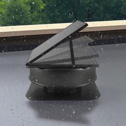 Odsavač na půdu, inteligentní solární střešní ventilátor 42 W s termostatem, dálkovým ovladačem, průtok vzduchu 2800 CFM, vestavěný bezkartáčový DC motor pro chlazení - miniatura 1
