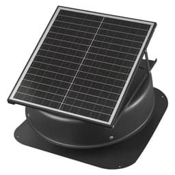 Odsavač na půdu, inteligentní solární střešní ventilátor 42 W s termostatem, dálkovým ovladačem, průtok vzduchu 2800 CFM, vestavěný bezkartáčový DC motor pro chlazení - miniatura 4