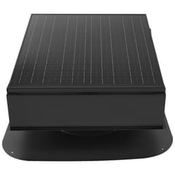 Střešní odsavač na půdu, inteligentní solární střešní ventilátor 35 W s automatickou regulací teploty, průtok vzduchu 2400 CFM, vestavěný bezkartáčový DC motor pro chlazení a odvlhčování, bez dálkového ovladače - miniatura 5