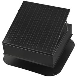 Střešní odsavač na půdu, inteligentní solární střešní ventilátor 35 W s automatickou regulací teploty, průtok vzduchu 2400 CFM, vestavěný bezkartáčový DC motor pro chlazení a odvlhčování, bez dálkového ovladače - miniatura 4