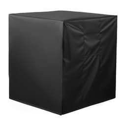 Potah na klimatizaci, 863 x 812 x 762 mm, trojvrstvý, voděodolný polyester, síťovaná ventilace, univerzální kryt venkovní jednotky klimatizace, černý - miniatura 3